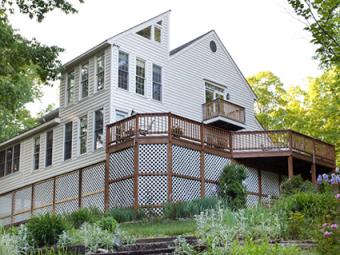 Raised Backyard Deck