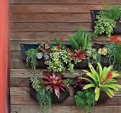 Vertical Garden Ideas Lovetoknow Woolly Pocket Planters