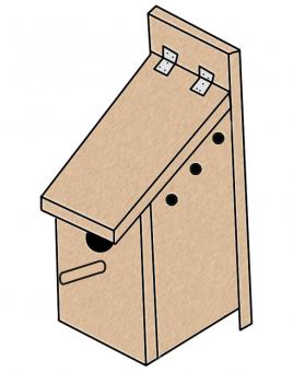 finished birdhouse