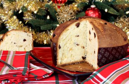 Christmas Panettone bread