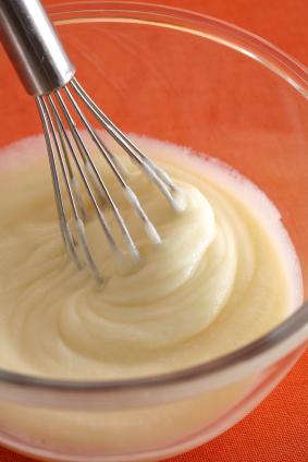 Bowl with Mousse and Whisk