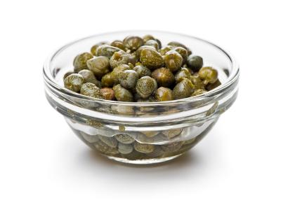 A bowl of capers