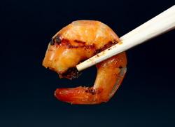 shrimp on the grill
