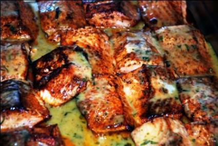 Barbecued Salmon