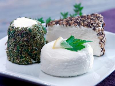 Assorted goat cheese