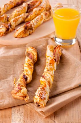 Bacon pastry twists; Bacon pastry twists; © Djama86 | Dreamstime.com