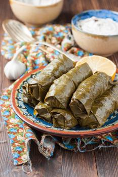 stuffed grape leaves