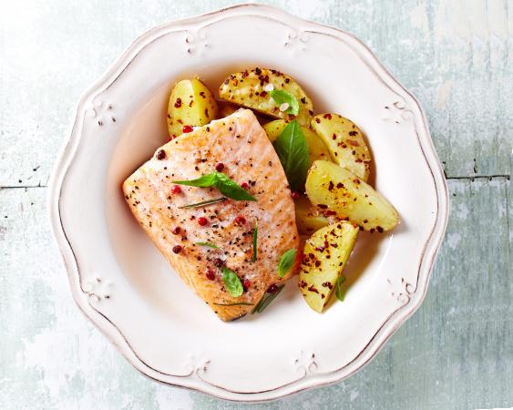 Baked salmon