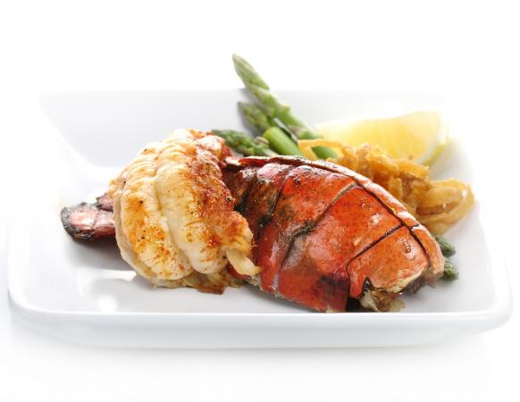 Grilled lobster tails