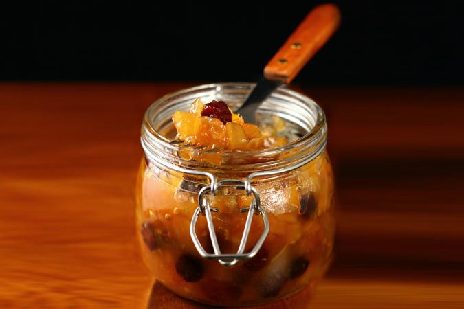 Jar of chutney