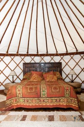 Yurt interior