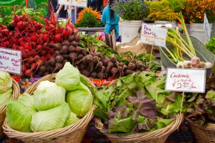 colorful local produce