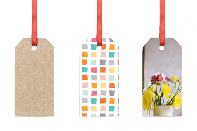 Tags on ribbon