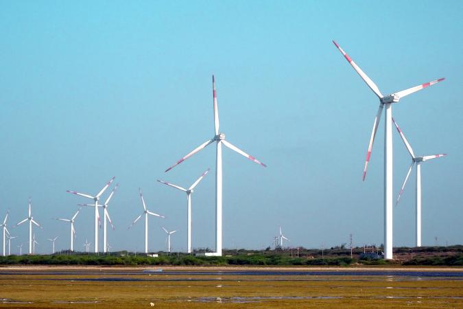 wind turbines