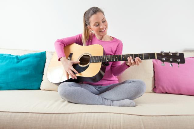Handy guitar note chart