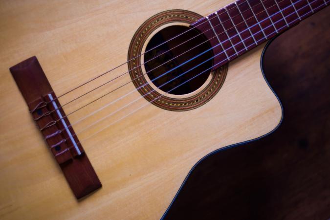 Classical guitar body