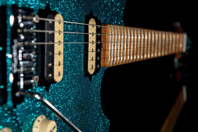 Glam rock guitar