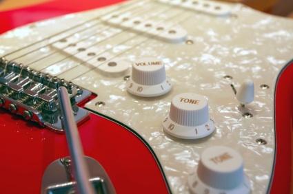 Stratocaster with pickguard