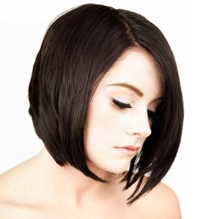 short dark bob