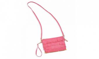 Bari Lynn Small Convertible Fringed Wristlet