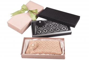 Luxury purses in a beautiful boxes