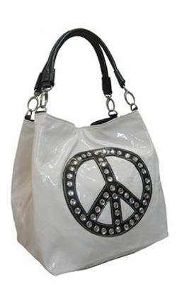 Peace sign bag