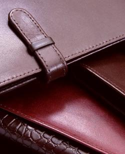 skinny wallet closeup