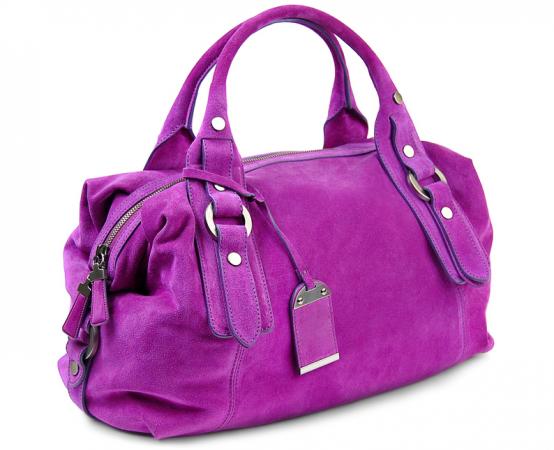 suede bag