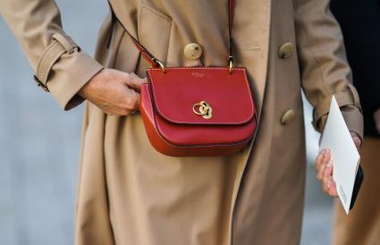 red Mulberry bag
