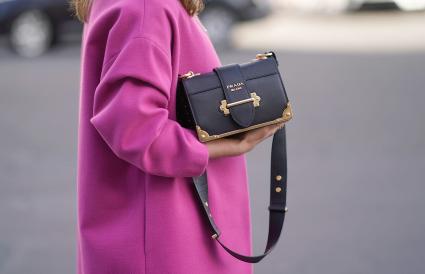 Leather Prada Cahier Bag
