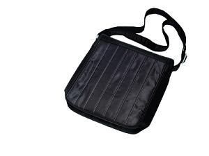 black messenger bag