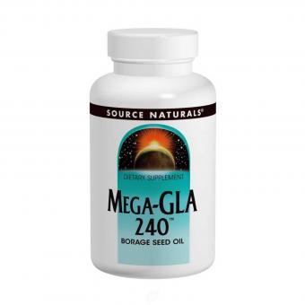 Source Naturals GLA-240 (Mega) Borage Seed Oil 120 softgel
