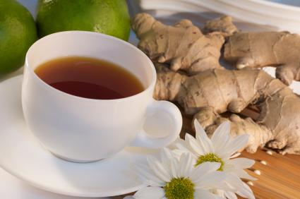 ginger tea and root