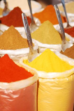 Indian Masala at a Street Bazaar