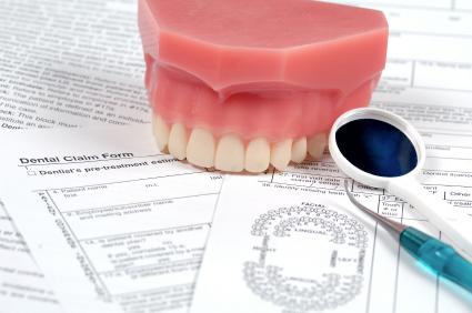 dental mirror, teeth and chart