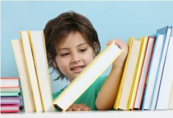 girl with textbooks