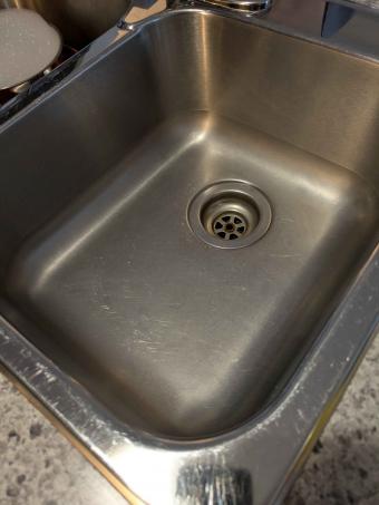 Carrie's sink before