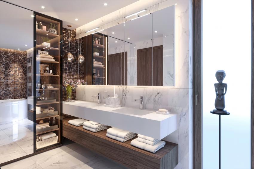 15 Bathroom Shelf Decor Ideas With Style & Function | LoveToKnow
