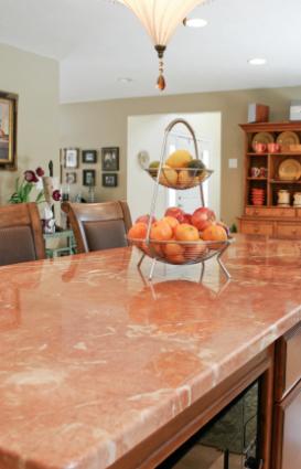 Natural stone countertop