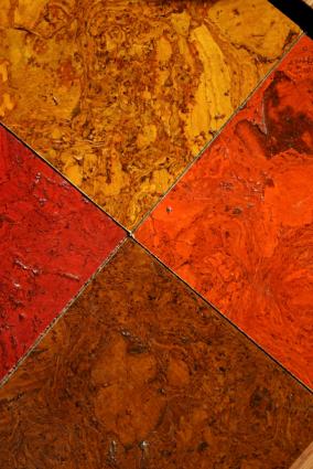 Cork tiles