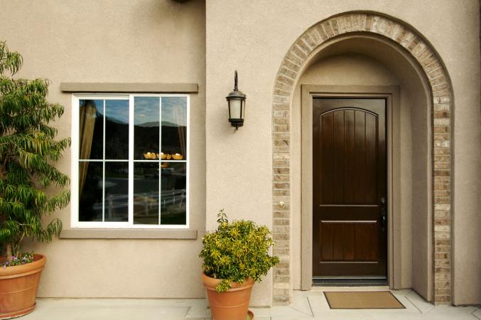 Front Window and Doorway
