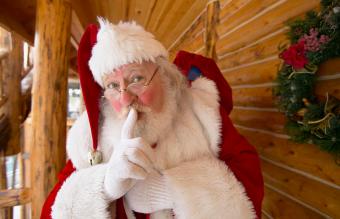 Portrait of Father Christmas 