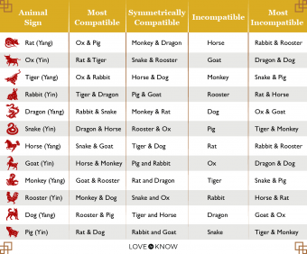 chinese zodiac chart