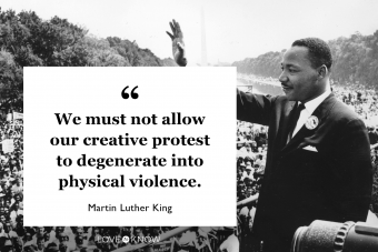 Martin Luther King quote - Getty Editorial Use