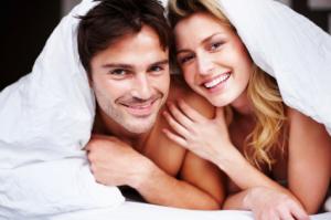 Couple in bed