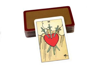 Tarot deck three of swords