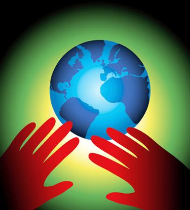 Light of the world graphic