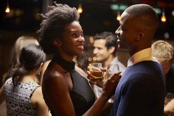 Couple Enjoying Party