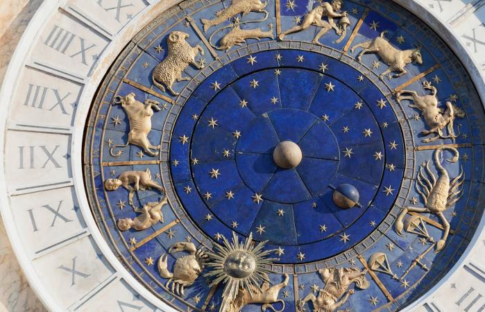 Clock on the Torre dell Orologio