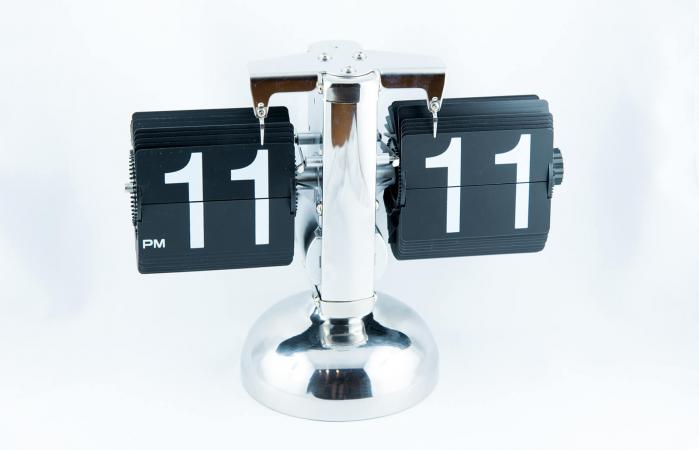 vintage flip clock